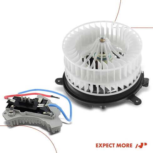 A-Premium HVAC Heater Blower Motor and Resistor Assembly Compatible with Mercedes-Benz Vehicles - C220, C230, C280, C36 AMG, C43 AMG, SLK230, SLK32 AMG, SLK320, CLK320, CLK430, CLK55 AMG - Front Side in Saudi Arabia
