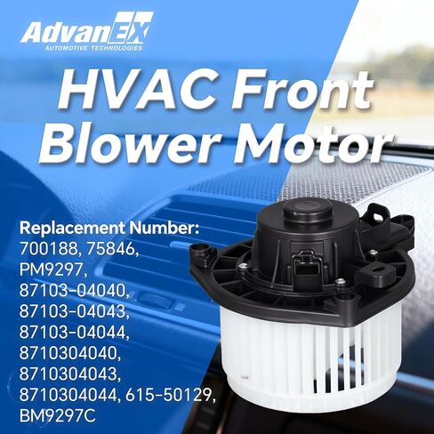 700188 HVAC Front Blower Motor Compatible with 2005-2015 Toyota Tacoma Replace 8710304040 8710304043 8710304044 615-50129 PM9297 in Saudi Arabia