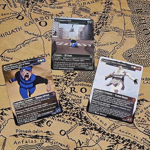 Magic The Gathering [Invincible Proxy Set: Conquest’s Invasion of Earth!] 8-Card Pack + Bonus Crossover in Saudi Arabia