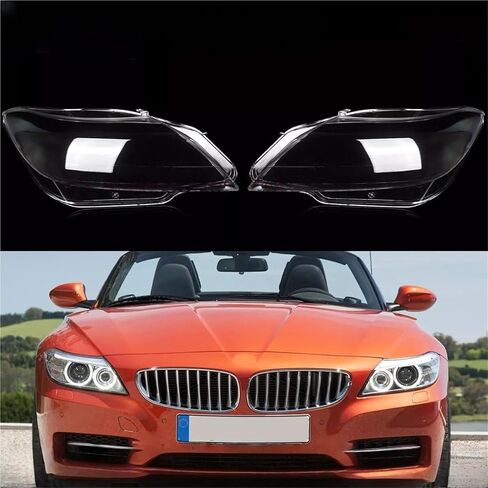 Headlamp Cover Compatible For BMW Z4 E89 E85 2009 2010 2011 2012 2013 Car Transparent Cover Lampshade Lamp Shade Front Headlight Cover Lens(Left side) in Saudi Arabia