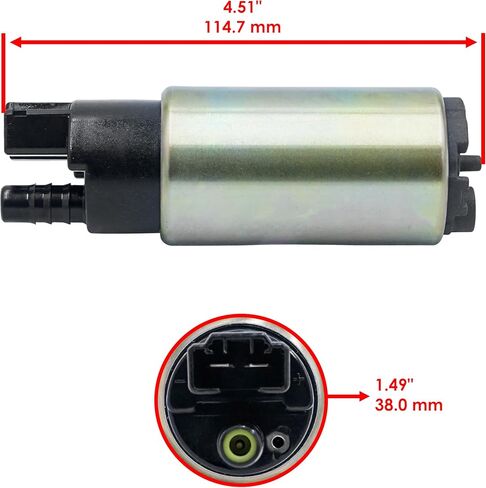 Caltric Intank Fuel Pump Compatible with Ducati 999 999R 999S 2003 2004 2005 2006 2007 in Saudi Arabia
