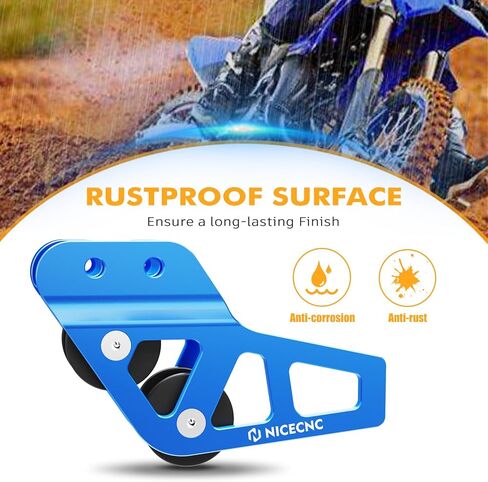 NICECNC Motorcycle Chain Guard Slider Guide Compatible with Yamaha YZ85 2003 2004 2005 2006 2007 2008 2009 2010 2011-2018,Aluminum Anodization CNC Machined in Saudi Arabia