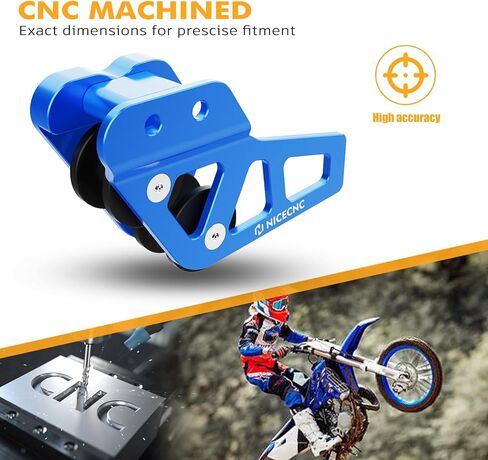 NICECNC Motorcycle Chain Guard Slider Guide Compatible with Yamaha YZ85 2003 2004 2005 2006 2007 2008 2009 2010 2011-2018,Aluminum Anodization CNC Machined in Saudi Arabia
