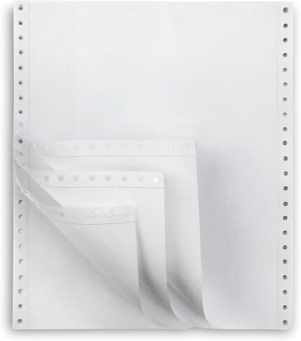 Staples 9.5" x 11" Carbonless 4-Part Computer Paper, 15 lb., 100 Bright, 800 Sheets/Carton (26159/3399104/8) in Saudi Arabia