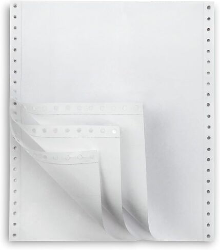 Staples 9.5" x 11" Carbonless 4-Part Computer Paper, 15 lb., 100 Bright, 800 Sheets/Carton (26159/3399104/8) in Saudi Arabia