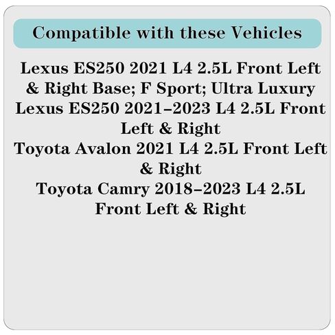 513439 Front Wheel Bearing and Hub Assembly for Lexus ES250 2021 /ES250 2021-2023 L4 2.5L,Toyota Avalon 2021 L4 2.5L,Toyota Camry 2018-2023 L4 2.5L Wheel Hub Bearing Assembly in Saudi Arabia