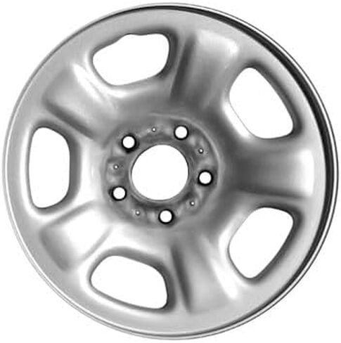 16x7 Steel Wheel Rim 5-Slot Silver - Factory Restored Compatible With Jeep Liberty 2002-2007 - Exact Fit - Direct Replacement in Saudi Arabia