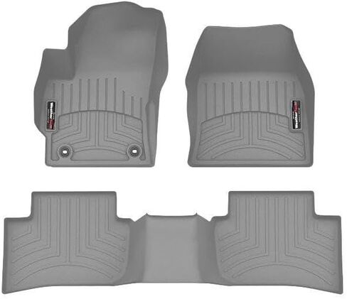 Weathertech Custom Fit FloorLiners for Toyota Corolla Cross, Corolla Cross, 1st & 2nd Row (441707-1-2), Black in Saudi Arabia