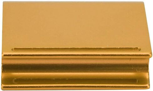 Aluminum Alloy Leather Edge Slicker Burnisher, DIY Leather Craft Trimming Polishing Tool, Blue, Red, Silver, Gold, Black, for Belt, Saddle, Thick Leather(golden) in Saudi Arabia