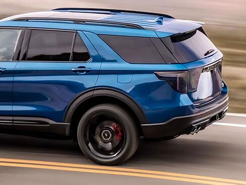 طقم غطاء ملون لفيلم Rvinyl Tail Light مسبق القطع باللون الدخاني متوافق مع Ford Explorer 2020-2023 - ظهر لاصق in Saudi Arabia