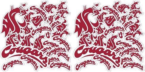 Desert Cactus Washington State University WSU Cougars Cougs Stickers Vinyl Decals Laptop Water Bottle Car Scrapbook T1 (Type 1-1) in Kuwait
