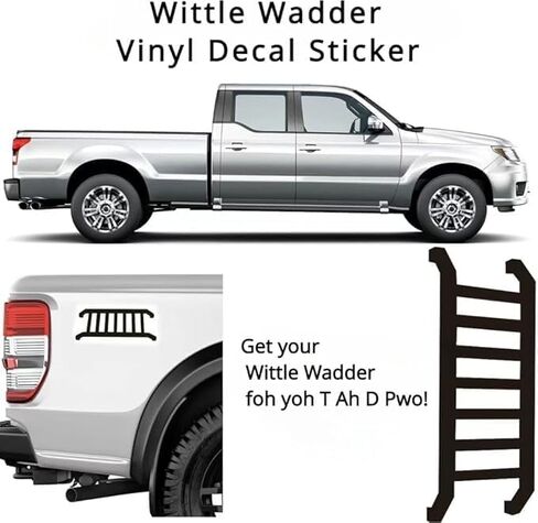 Generic Widdle Wadder Ladder(2PCS),Little Ladder Magnet for car,Mount to Multiple Surfaces,Suitable for Refrigerators, Cars, Etc Black in Saudi Arabia