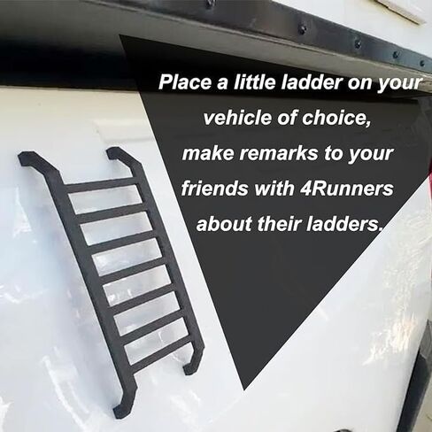 Generic Widdle Wadder Ladder(2PCS),Little Ladder Magnet for car,Mount to Multiple Surfaces,Suitable for Refrigerators, Cars, Etc Black in Saudi Arabia