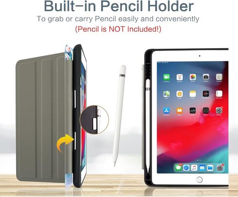 New iPad 9.7 inch 2018/2017 Case, Vimorco Premium Leather Case, Protective hard shell Cover for Apple iPad Air 1/2 ipad 6th Generation 5th Generation with Auto Wake/Sleep in Kuwait