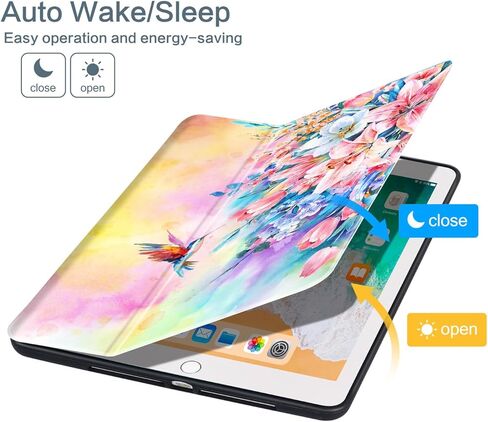 New iPad 9.7 inch 2018/2017 Case, Vimorco Premium Leather Case, Protective hard shell Cover for Apple iPad Air 1/2 ipad 6th Generation 5th Generation with Auto Wake/Sleep in Kuwait