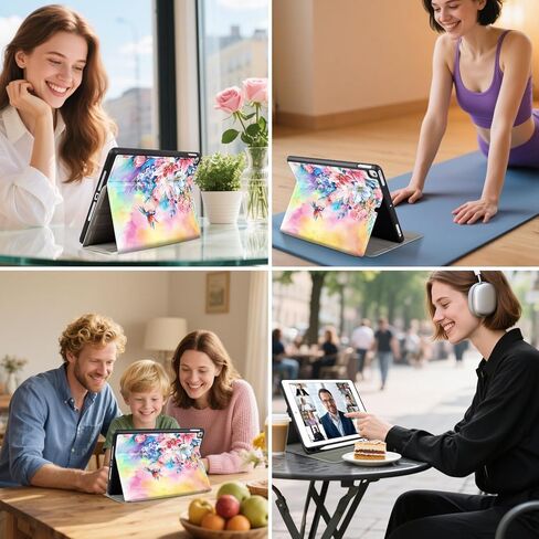 New iPad 9.7 inch 2018/2017 Case, Vimorco Premium Leather Case, Protective hard shell Cover for Apple iPad Air 1/2 ipad 6th Generation 5th Generation with Auto Wake/Sleep in Kuwait