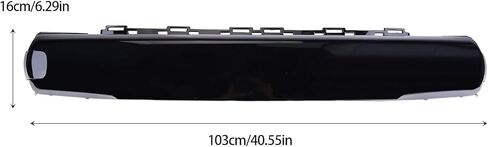 51117337791 Front Black Bumper Number Plate Cover Compatible with Mini Cooper F55 F56 F57 2014 2015 2016 2017 2018, Front Bumper Cover Black Scratch Resistant in Saudi Arabia