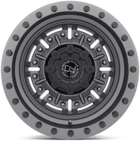 الكركدن الأسود 1795ABR-88165G22 17X9.5 8X6.5 TXT-M-GNMTL -18 مللي متر أبرامز in Kuwait
