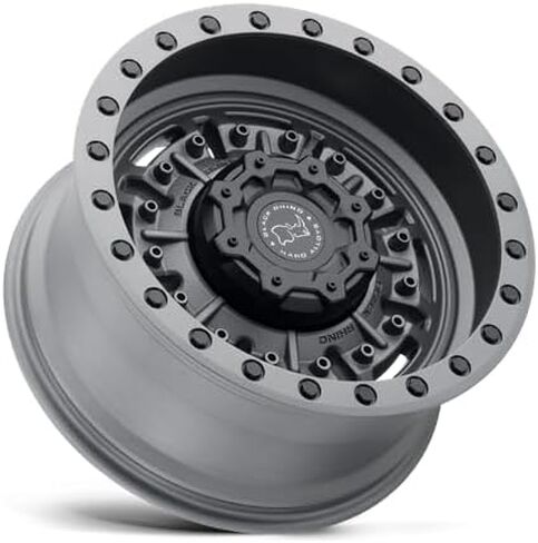 الكركدن الأسود 1795ABR-88165G22 17X9.5 8X6.5 TXT-M-GNMTL -18 مللي متر أبرامز in Kuwait
