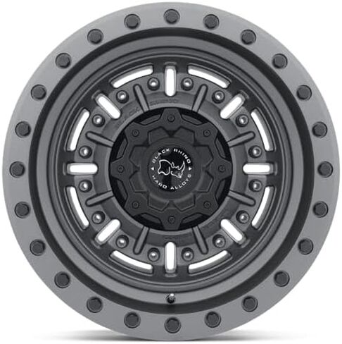 الكركدن الأسود 1795ABR-88165G22 17X9.5 8X6.5 TXT-M-GNMTL -18 مللي متر أبرامز in Kuwait