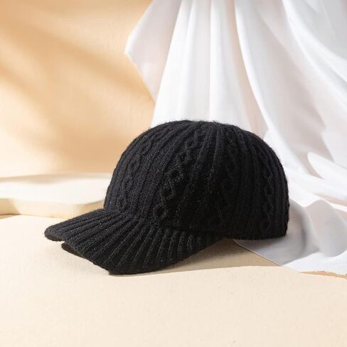 FGSS Women Lamb-Wool Baseball-Cap Winter-Warm-Fleece Adjustable Dad Hat for Travel in Saudi Arabia