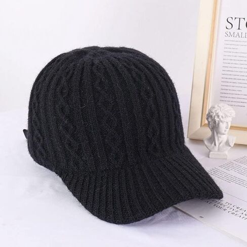 FGSS Women Lamb-Wool Baseball-Cap Winter-Warm-Fleece Adjustable Dad Hat for Travel in Saudi Arabia