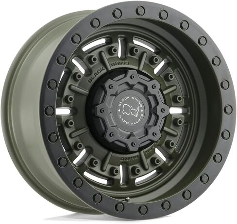 الكركدن الأسود 1795ABR-88165G22 17X9.5 8X6.5 TXT-M-GNMTL -18 مللي متر أبرامز in Kuwait