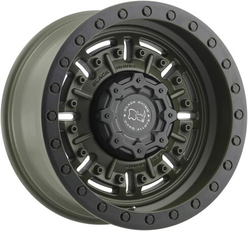 الكركدن الأسود 1795ABR-88165G22 17X9.5 8X6.5 TXT-M-GNMTL -18 مللي متر أبرامز in Kuwait