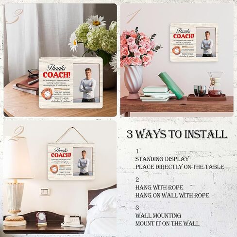 Cheerleader Gifts For Girls, Cheerleading Coach Gifts, Birthday Graduation Christmas Gifts For Cheerleader, Cheerleading Picture Frame, Team Photo Frame -i17 in Kuwait