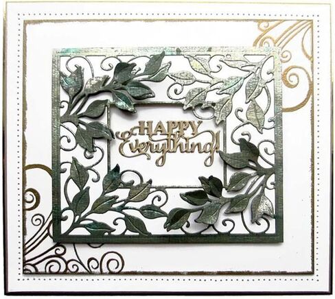 Words Metal Cutting Dies for Card Making DIY Scrapbooking Alphabets Letters Greeting Words Metal Die Cuts Punch Template Molds for Paper Crafting Handmade Crafts (Happy Eeverything) in Saudi Arabia