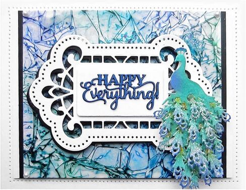 Words Metal Cutting Dies for Card Making DIY Scrapbooking Alphabets Letters Greeting Words Metal Die Cuts Punch Template Molds for Paper Crafting Handmade Crafts (Happy Eeverything) in Saudi Arabia