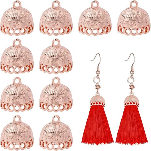 Column Metal Cord Ends Charms Tibetan Style Alloy Cord End Caps Round Tassel End Cap for Jewelry Making Earring Making Kits in Saudi Arabia