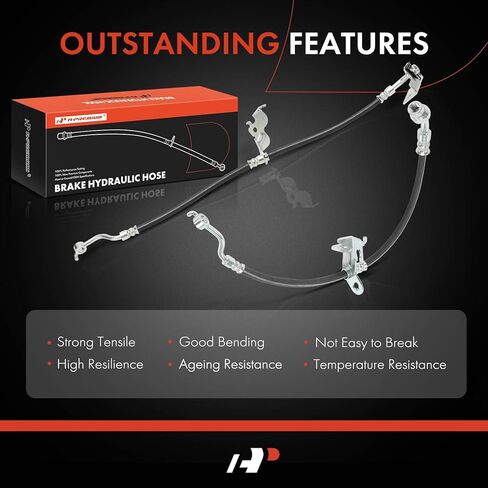 A-Premium Front Driver and Passenger Side Brake Hydraulic Hose Compatible with Select Kia and Hyundai Models - Sportage 2017-2020, Tucson 2016-2021 - Replace# 58732D3000 (Pack of 2) in Saudi Arabia