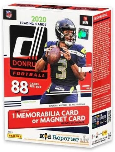 صندوق ناسف لبطاقات تداول كرة القدم NFL Donruss لعام 2020 (صندوق أحمر) in Saudi Arabia