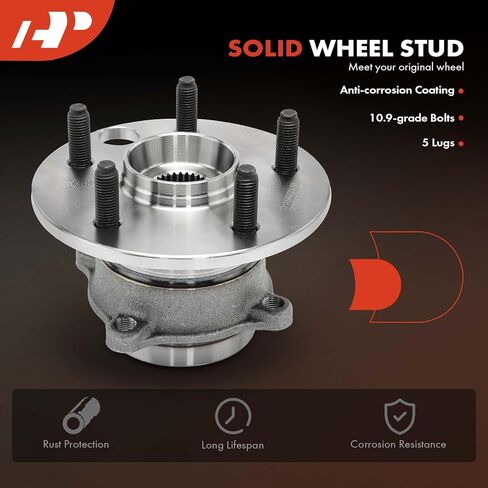 محمل العجلة الخلفية الممتازة ومجموعة المحور مع 5 عروات متوافقة مع لكزس LS430 2001-2006 V8 4.3L in Saudi Arabia