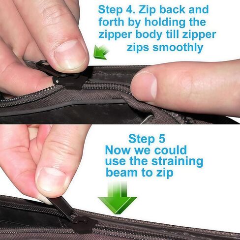 Universal Zipper Repair Kit, Instant Fix Replacement Zipper Slider with Teeth - for Jackets, Bags, Jeans, DIY Tailoring & Craft Sewing notions in Saudi Arabia