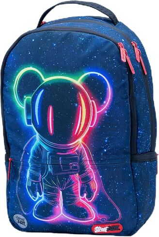 streetart Graffiti Backpack Designer Travel Daypack 15.6" Laptop Lightweight Multi Compartment Storage Adult backpack (Skateboard Boy) in Saudi Arabia