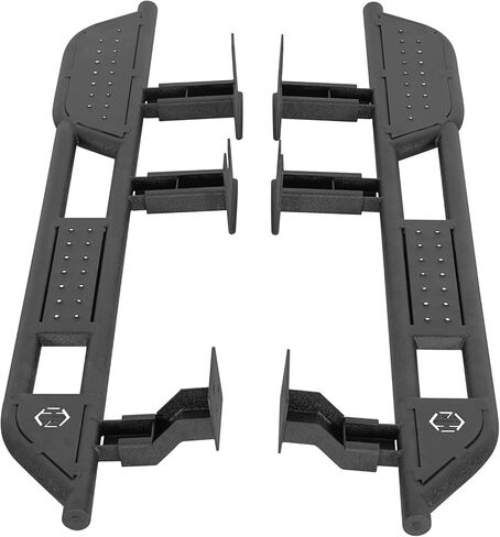 Hooke Road GX460 Running Board Side Step Bars for 2010-2023 Lexus GX460, 7.9" Wide Non-Slip Step Rock Sliders, Kick-Out Protection, Trail-Ready Steel Build in Saudi Arabia