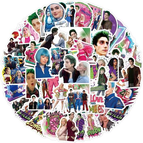 Jujutsu Kaisen Stickers for Water Bottles 55 Pcs Waterproof, Beautiful and Fashionable Stickers, Suitable for Cups, Phones, Bicycles, Guitars, Suitcases,Piano,Skateboard. in Saudi Arabia
