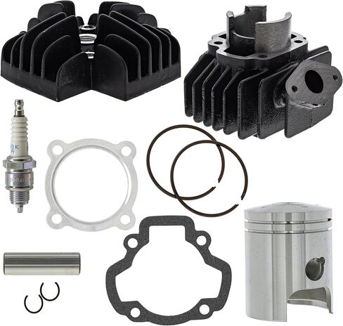 NICHE Cylinder Wiseco Piston Gasket Kit for Yamaha PW50 QT50 Towny 1979-2017 4J2-11311-01-00 3L5-11311-01-00 in Saudi Arabia