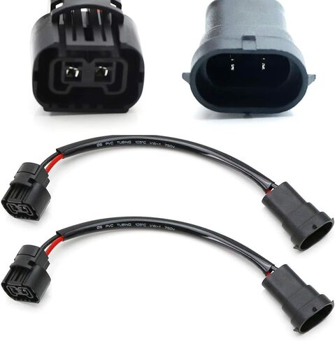 iJDMTOY H11 H8 (ذكر) إلى 5202 2504 (أنثى) أسلاك مقابس ضفيرة متوافقة مع مصابيح الضباب التحديثية أو التحويل in Saudi Arabia