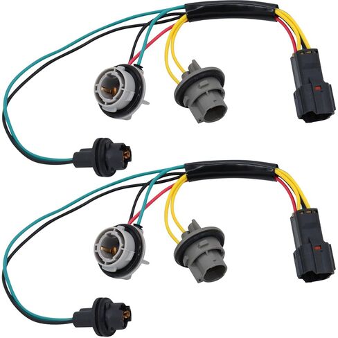 2pcs Socket & Wire Tail Light Harness Connector Compatible with Kia Sedona 2015 2016 2017 2018 Replace 92480-A9020 in Saudi Arabia