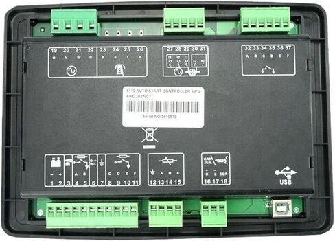DSE6110 وحدة تحكم بالمولد السيارات بدء الديزل لوحة التحكم المولد التحكم عن بعد الشحن DSE6120 DSE6110 (استبدال DSE6110) in Saudi Arabia
