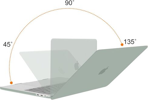 MOSISO Compatible with MacBook Pro 13 inch Case M2 2024, 2023, 2022-2016 A2338 M1 A2251 A2289 A2159 A1989 A1708 A1706, Plastic Hard Shell Case Cover&Neoprene Sleeve Bag with Small Case, Antique Green in Saudi Arabia