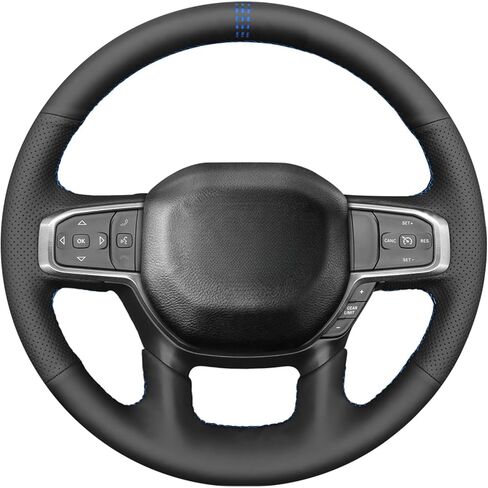 MEWANT Steering Wheel Cover for RAM 1500 Steering Wheel Wrap for Dodge RAM 1500 2019-2023 in Saudi Arabia