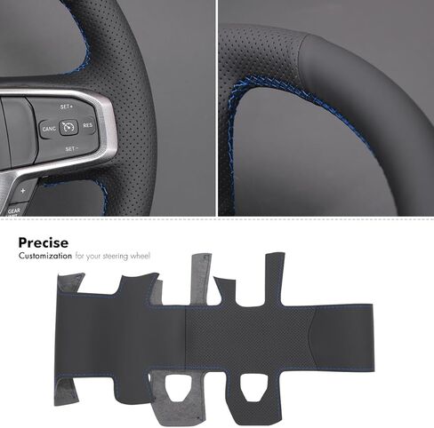 MEWANT Steering Wheel Cover for RAM 1500 Steering Wheel Wrap for Dodge RAM 1500 2019-2023 in Saudi Arabia