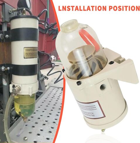 Diesel Fuel Filter Oil Water Separator for Turbine Marine Outboard Superior 60 GPH, 30 Micron Replace 500FH 500FG in Saudi Arabia