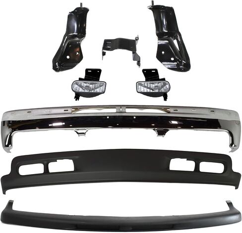 طقم ممتص الصدمات Garage-Pro مع دعامة/s لسيارة GMC Sierra 1500 2500 1999-2002 يستبدل الكروم الأمامي الصلب # 15758072 GM1002373 10385055 GM2593110 10385054 GM2592110 88980801 GM1092169 in Saudi Arabia