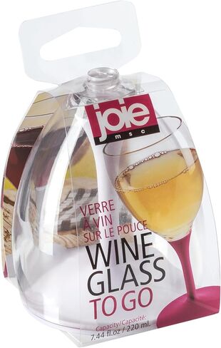 Joie Wine Glass To Go, Portable Wine Glass, Detachable Stem, BPA-free in Saudi Arabia