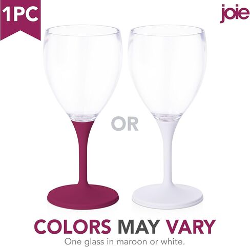 Joie Wine Glass To Go, Portable Wine Glass, Detachable Stem, BPA-free in Saudi Arabia